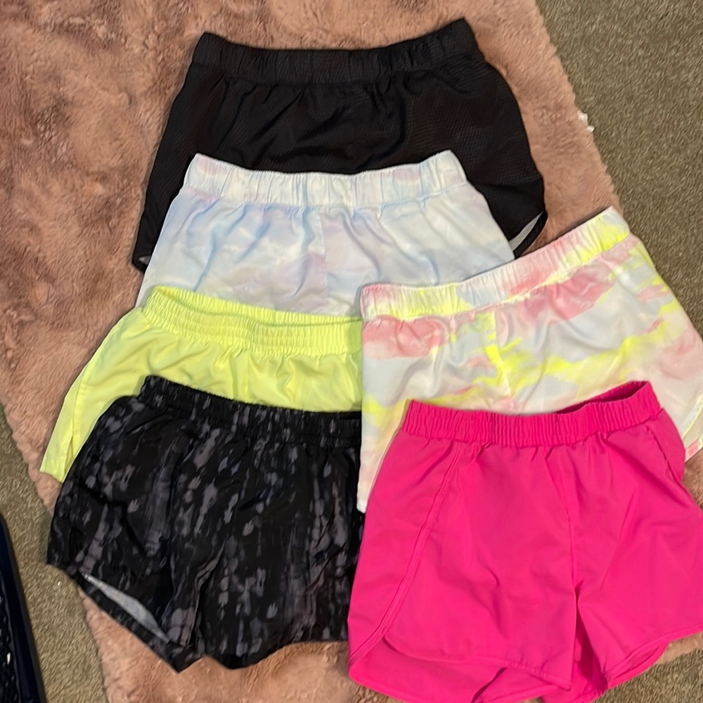 6 pair active shorts size XL/14-16